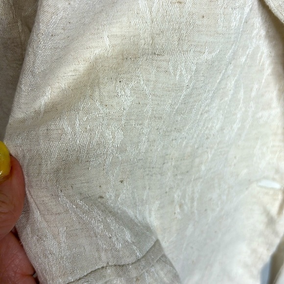 Free People Linen Blend Jaquard Oversized Blazer - Picture 4 of 6